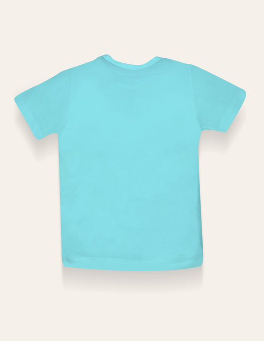 Aqua Multi Stripe Printed T-Shirt