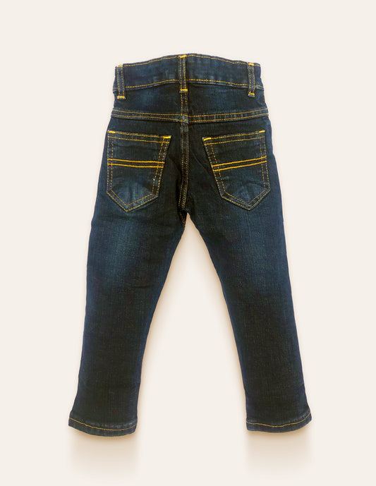 Dark Vintage Slim fit Denim Jeans