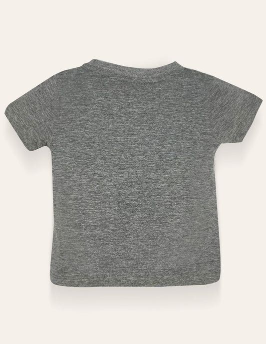 Heather Grey Cool Printed Tshirt
