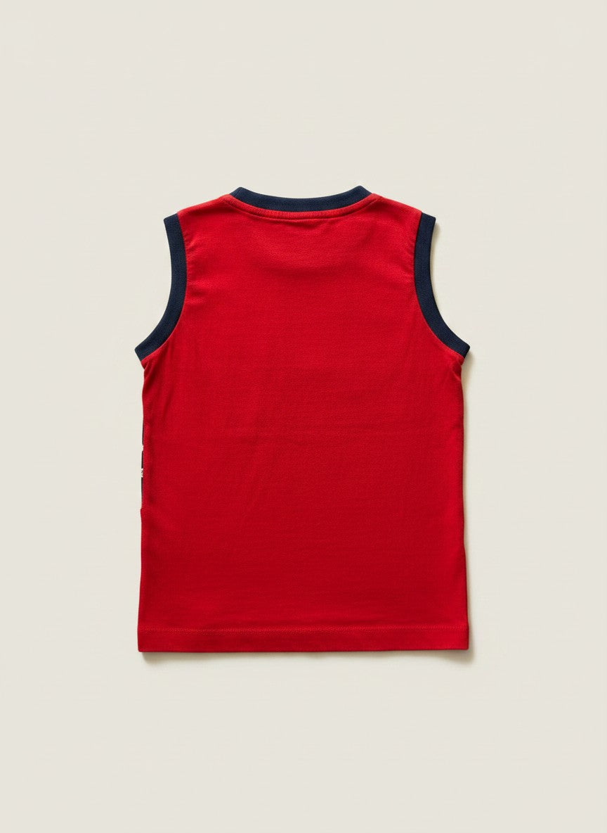 Cut And Sew Printed Sando
