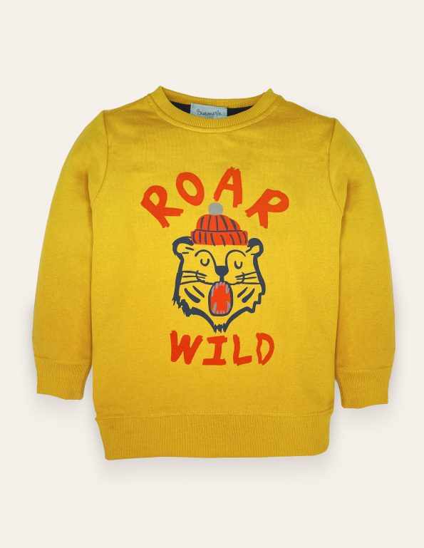 Mustard Roar Wild Sweatshirt