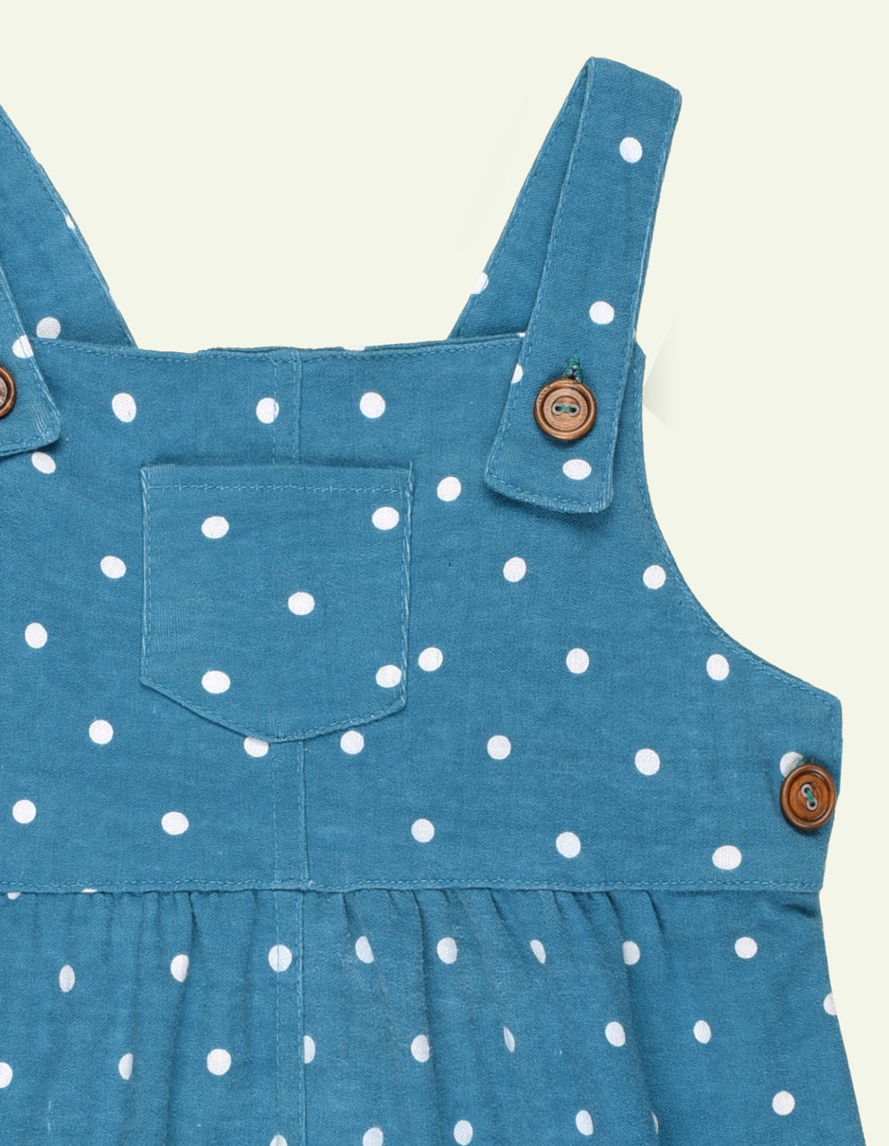Polka Dot Dungaree Dress