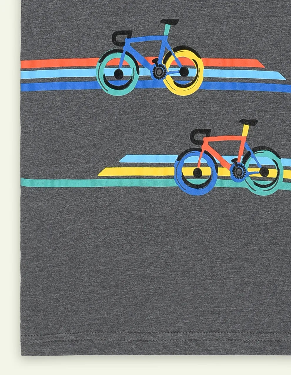 Dark Grey Bicycle Tshirt
