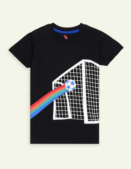 Black Football Graphic Tshirt