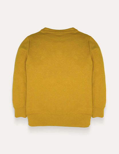 Mustard HOPE Embroidered Sweatshirt