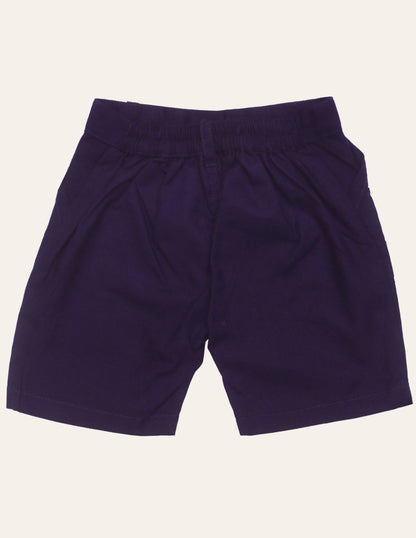 Boys Navy Casual Cotton Shorts