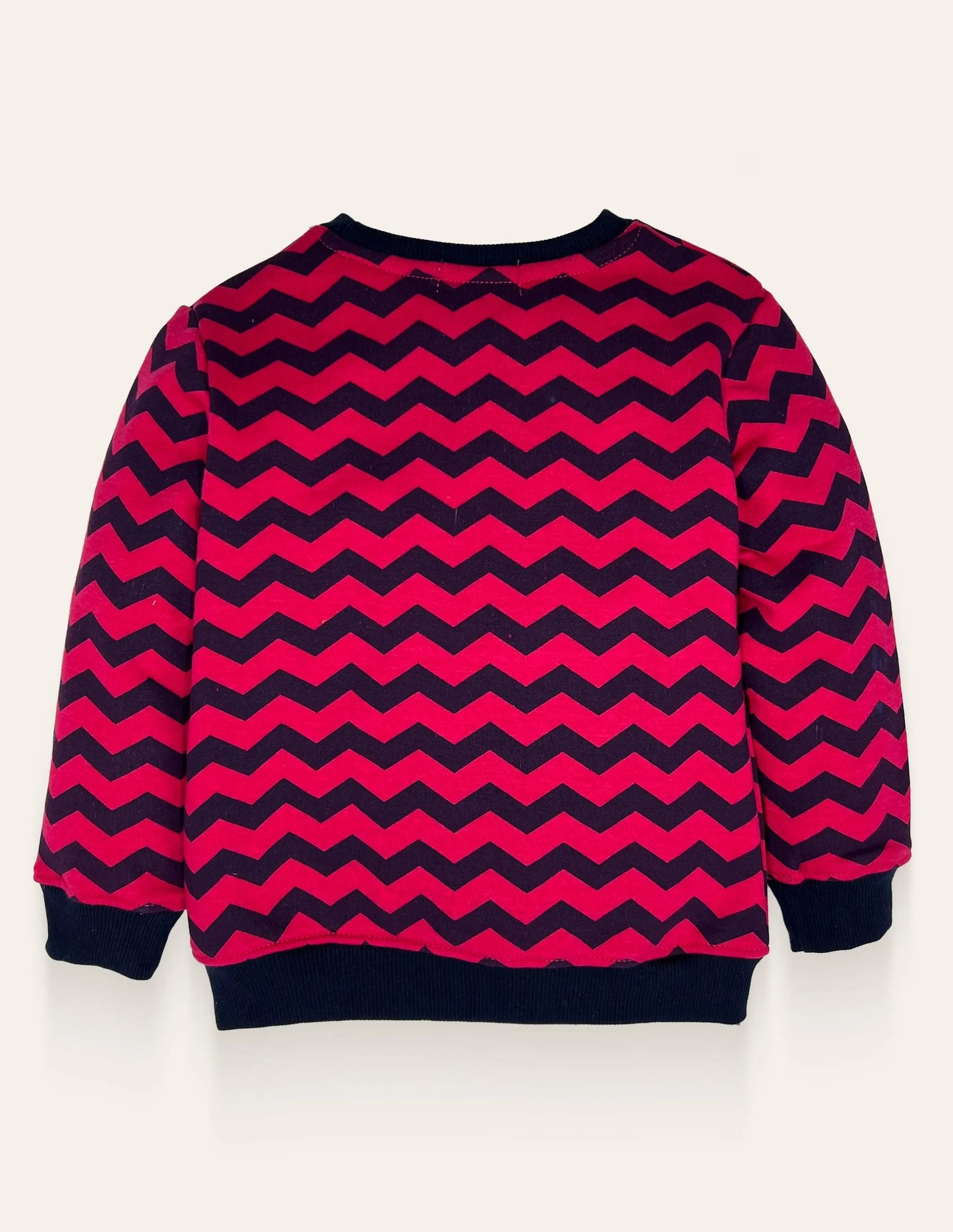 Girls Zigzag pattern sweatshirt