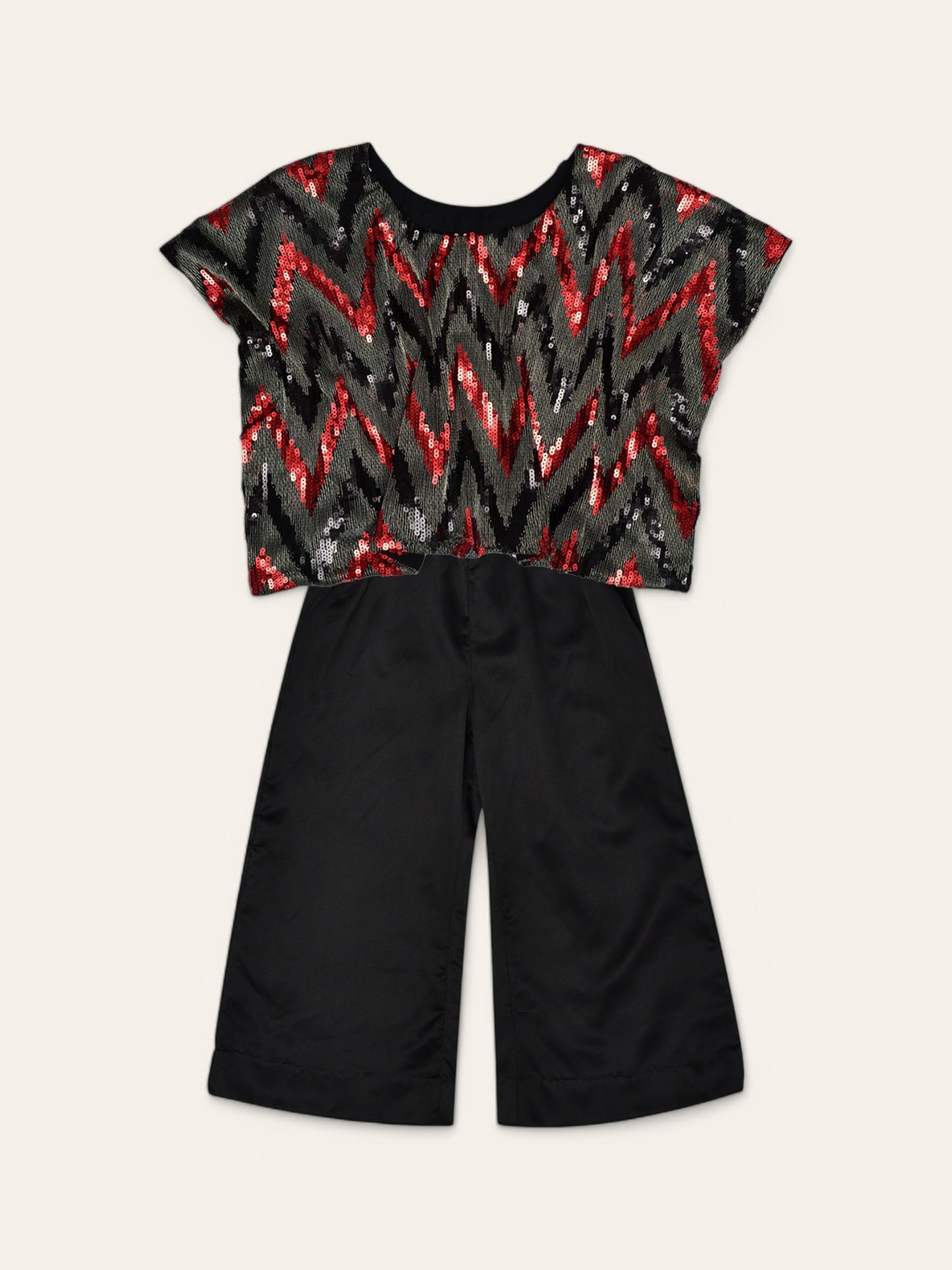 Girls Sequin Jumpsuit