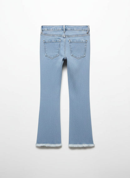 Girls Flared Denim Jeans