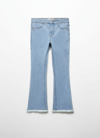 Girls Flared Denim Jeans