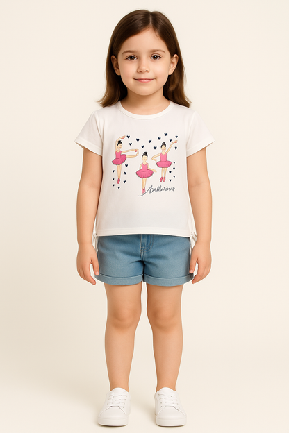 Ballerina Graphic Tshirt