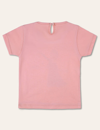 Girls Elsa Printed T-shirt
