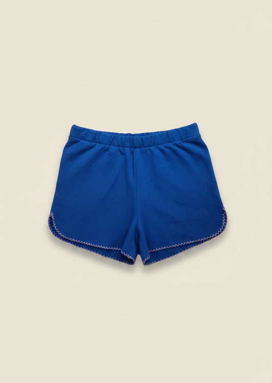 Girls Navy Terry with Detailing