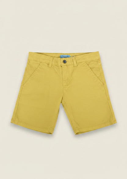 Marigold Yellow Twill Short