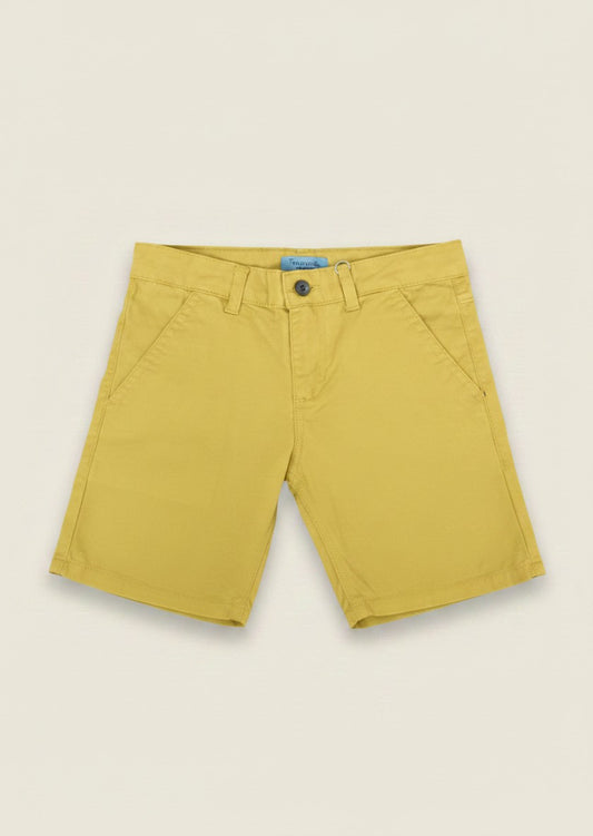 Marigold Yellow Twill Short