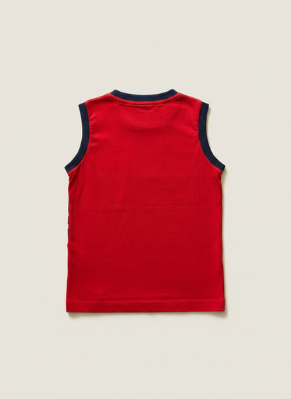 Cut And Sew Printed Sando
