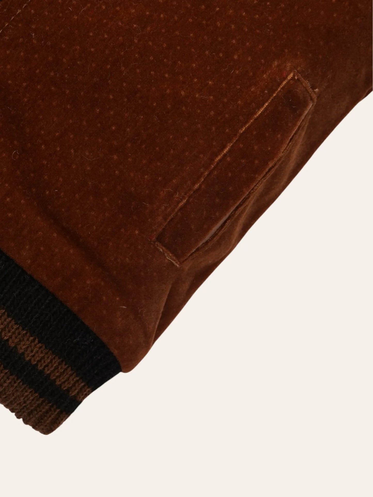 Brown Suede Zipper Jacket