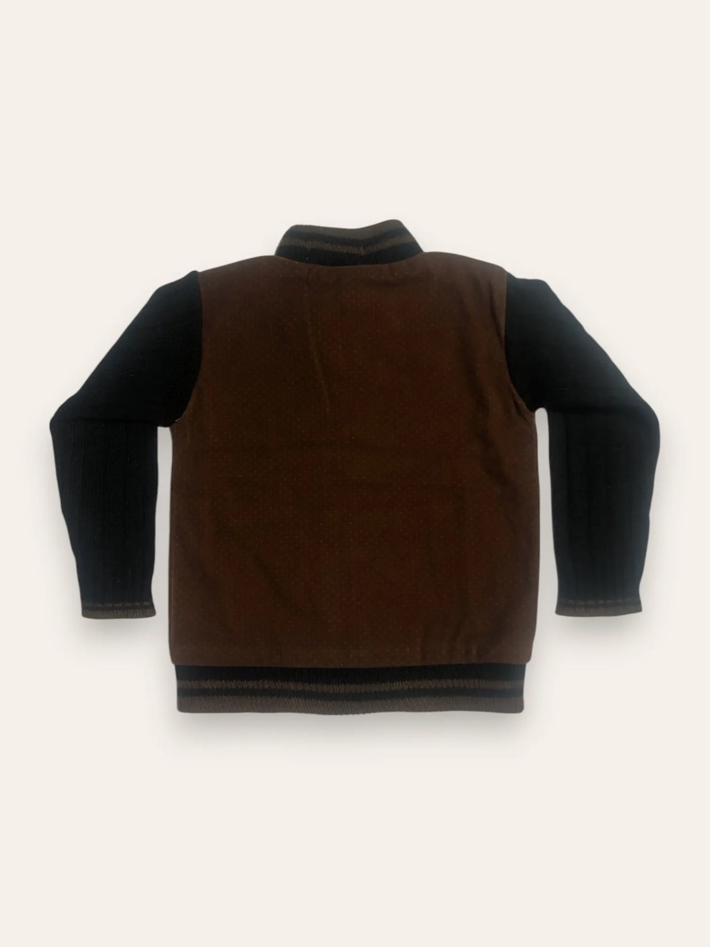 Brown Suede Zipper Jacket