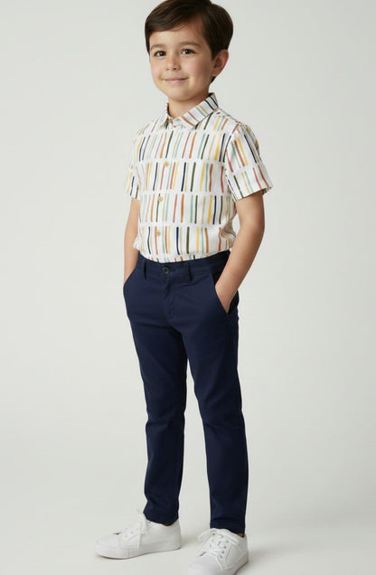 Boys Cotton Printed Shirt