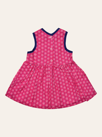 Fuschia Cotton Dress