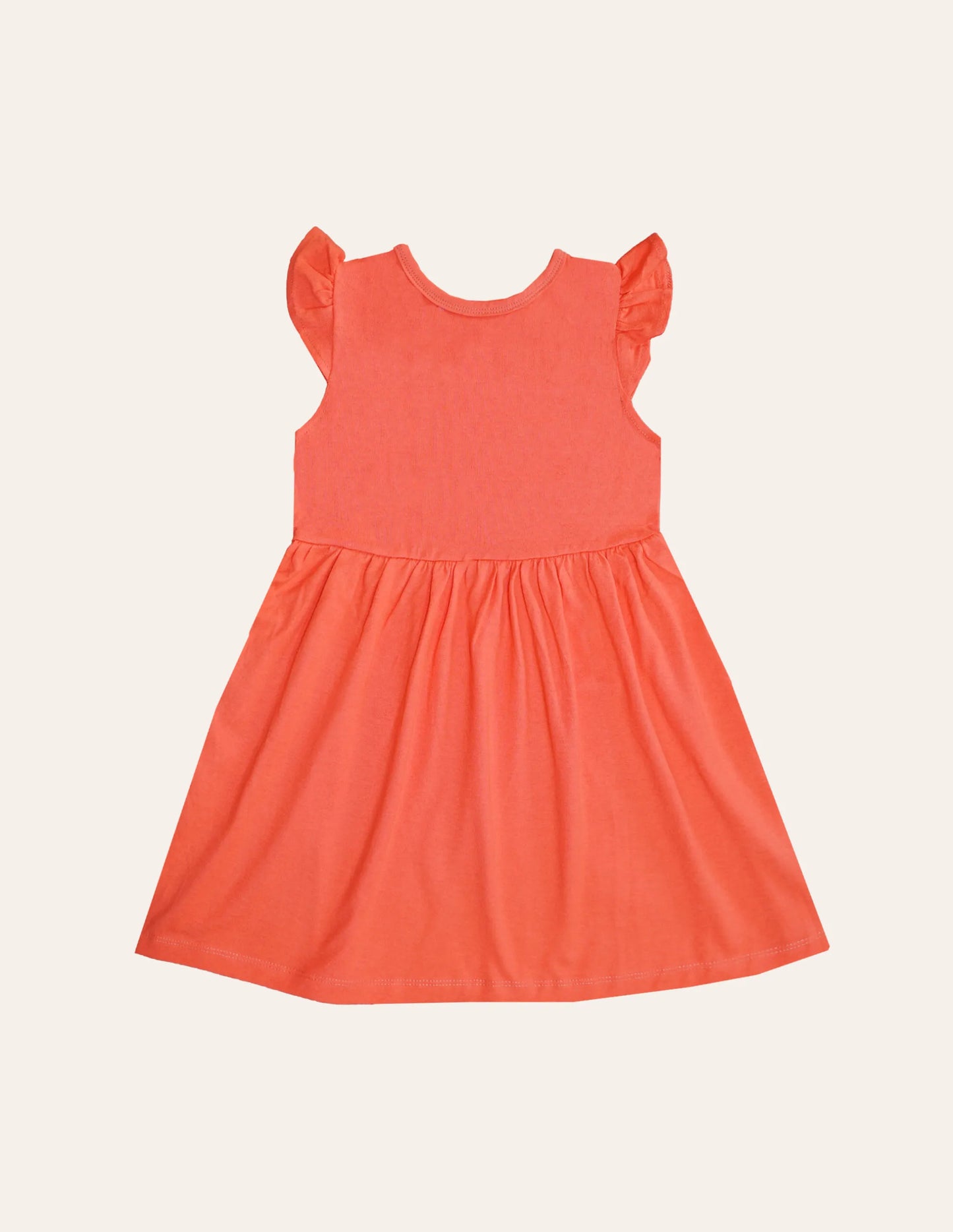 Coral Barbie Jersey Dress