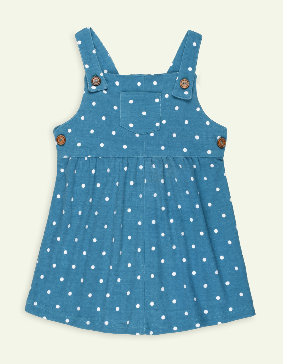 Polka Dot Dungaree Dress