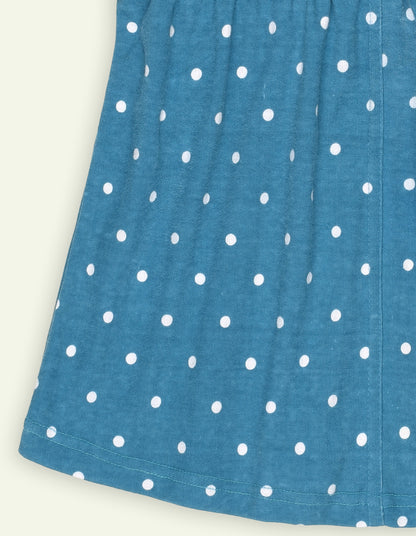 Polka Dot Dungaree Dress