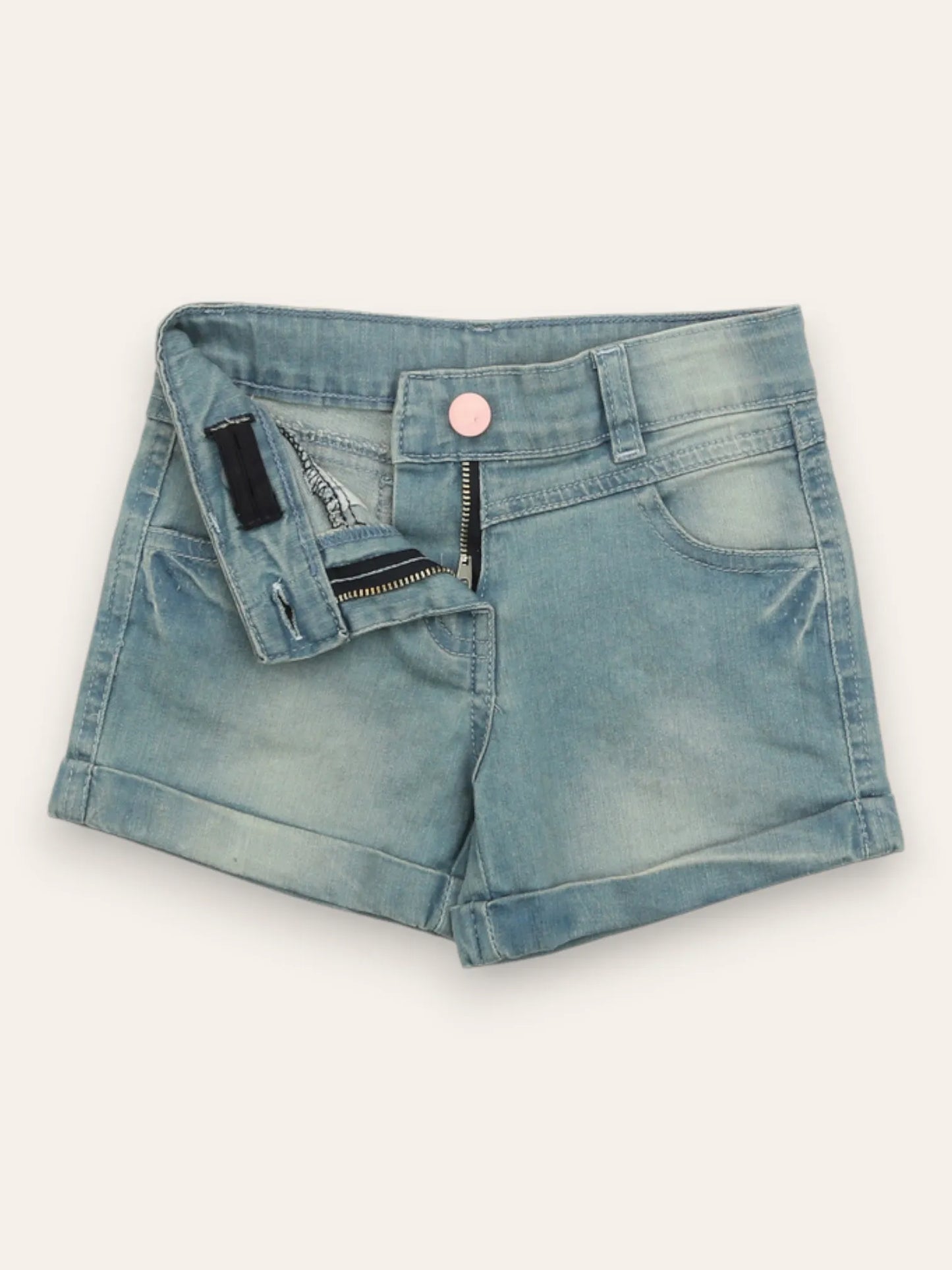 Girls Blue Denim Shorts