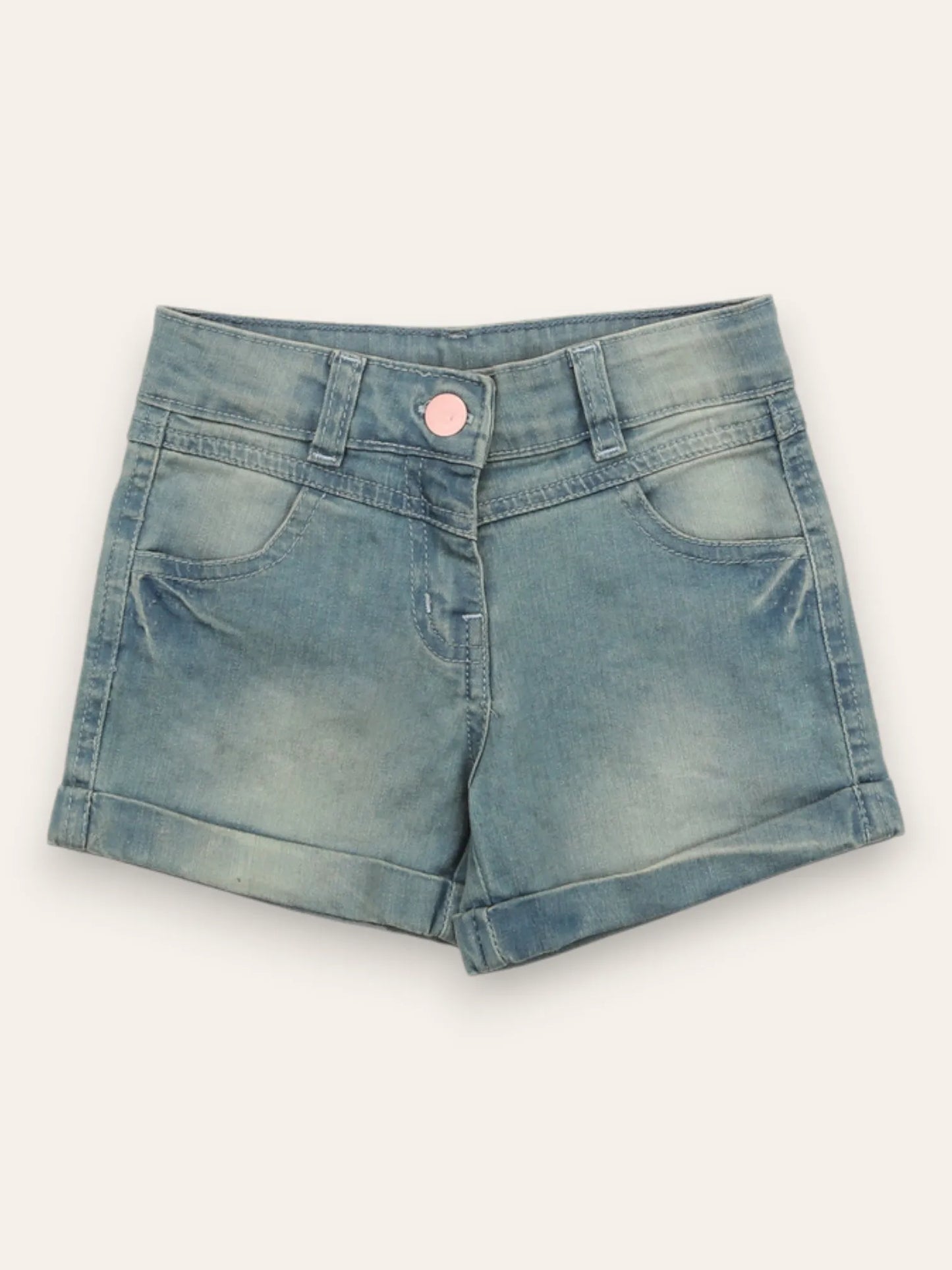 Girls Blue Denim Shorts