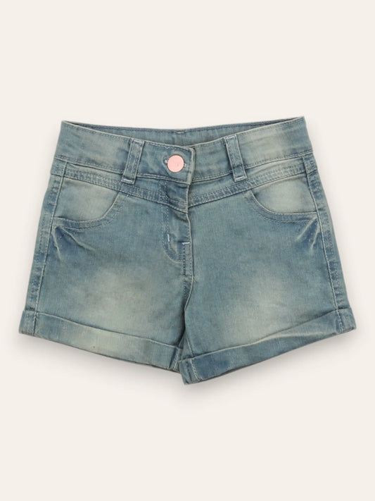 Girls Blue Denim Shorts