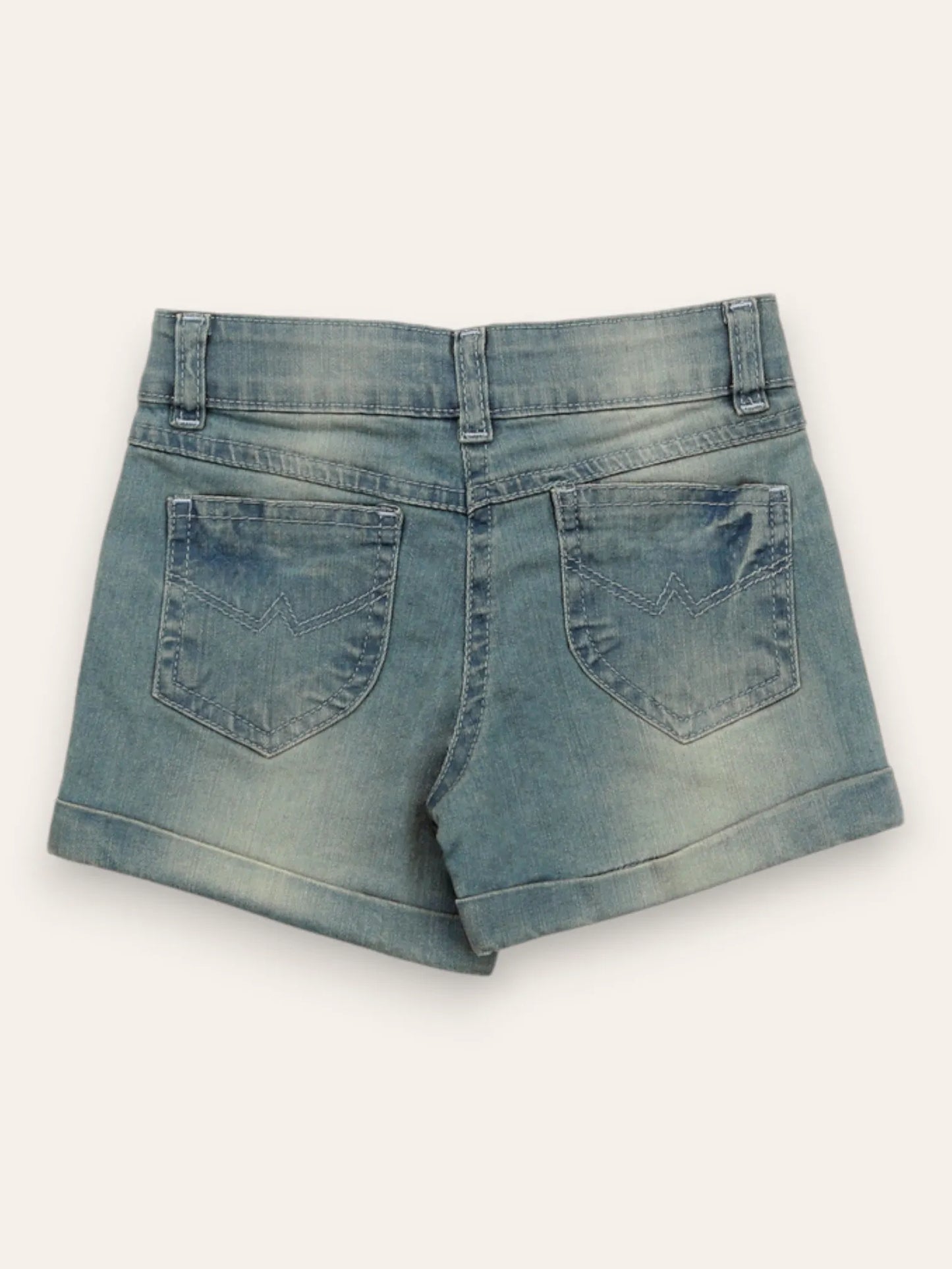 Girls Blue Denim Shorts
