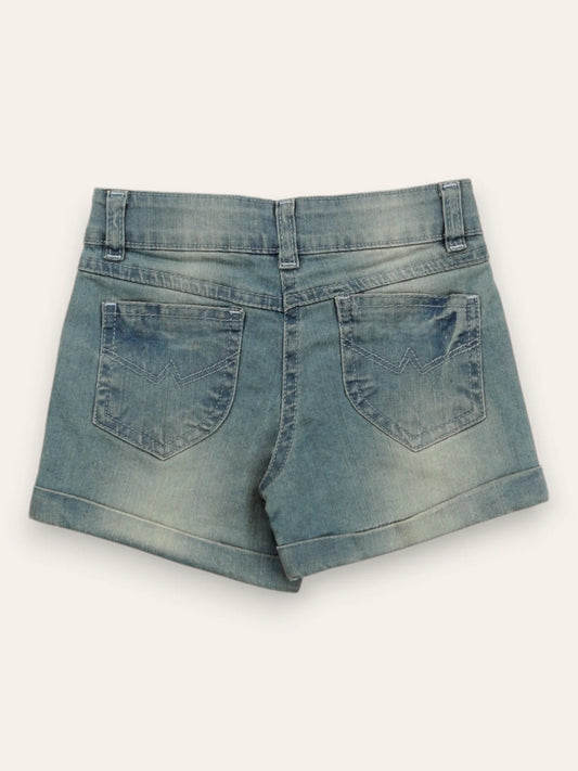 Girls Blue Denim Shorts