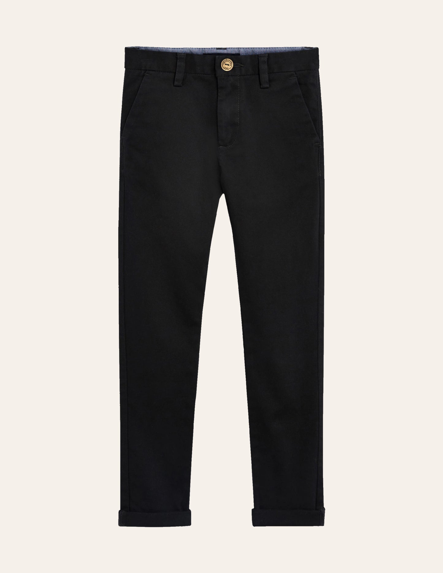 Black Casual Chino Pants