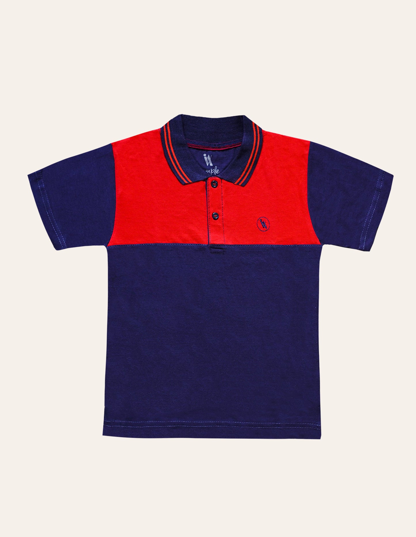 Red Navy Fashion Polo