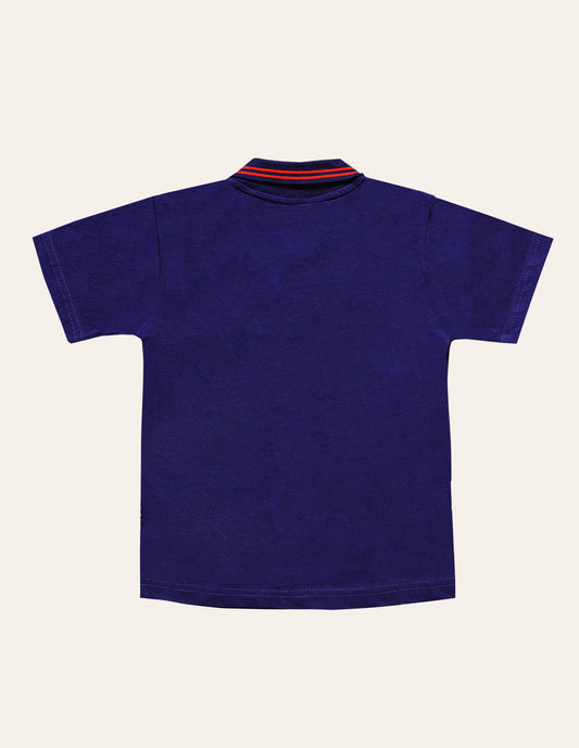 Red Navy Fashion Polo