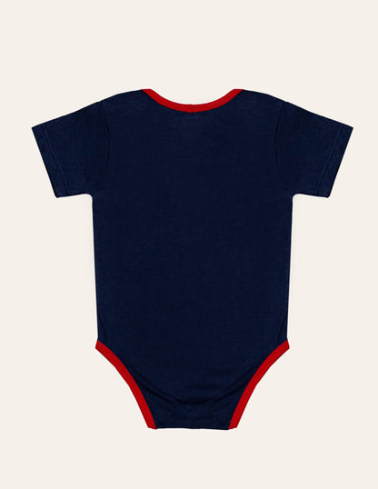 Navy Short Sleeve Bodysuit