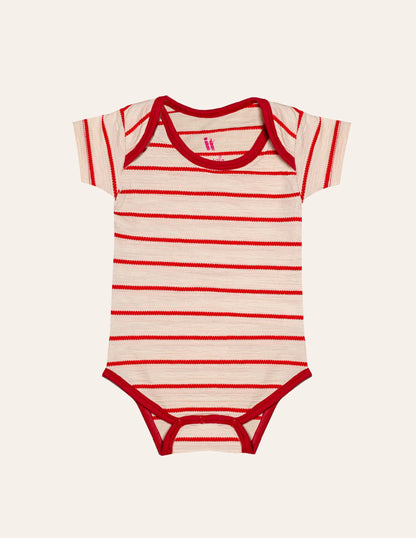 Striped Short Sleeve Bodysuit