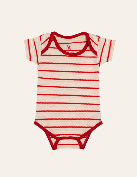 Striped Short Sleeve Bodysuit