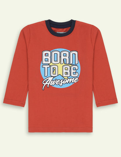 Born to be Awesome Long Sleeve Tshirt