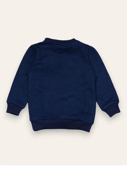 GIRLS LOVE Chenille Embroidered Sweatshirt