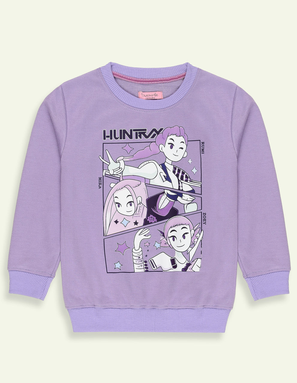 Purple Huntrax Printed Sweatshirt