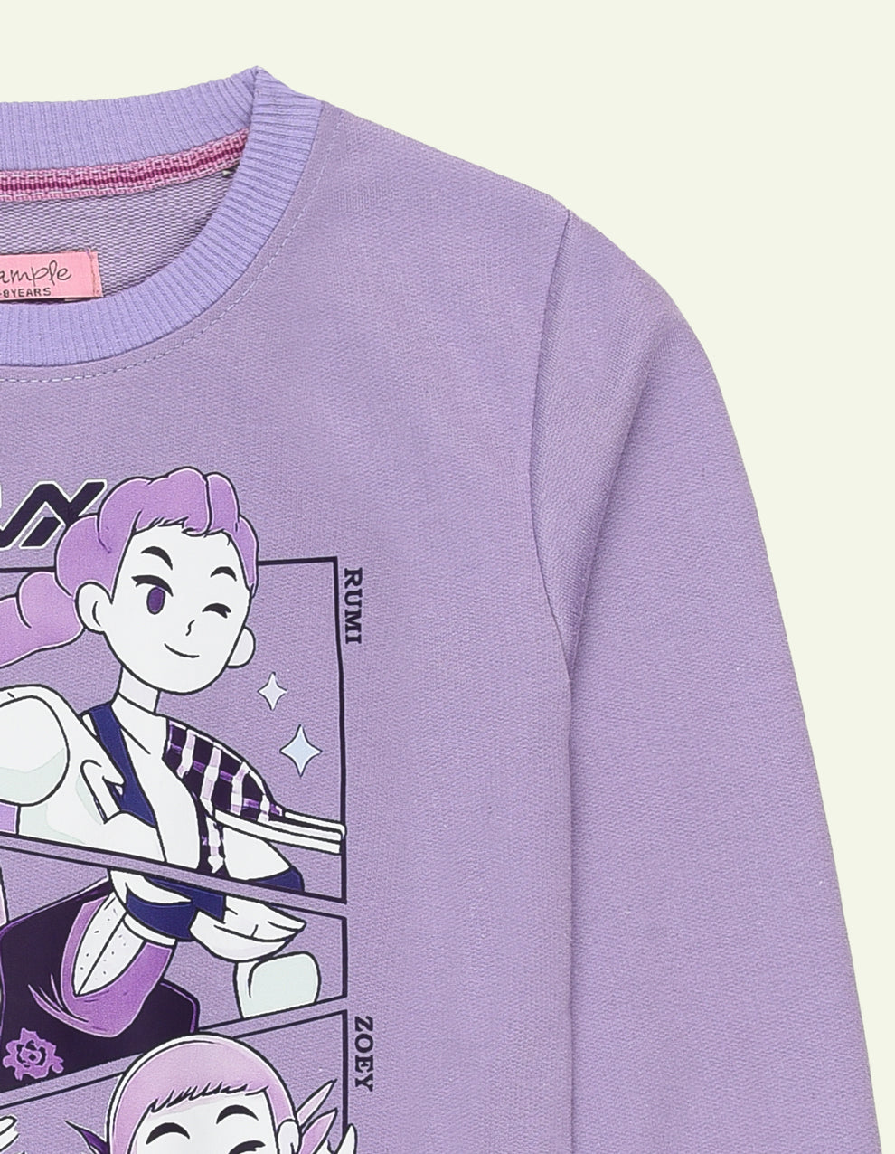 Purple Huntrax Printed Sweatshirt