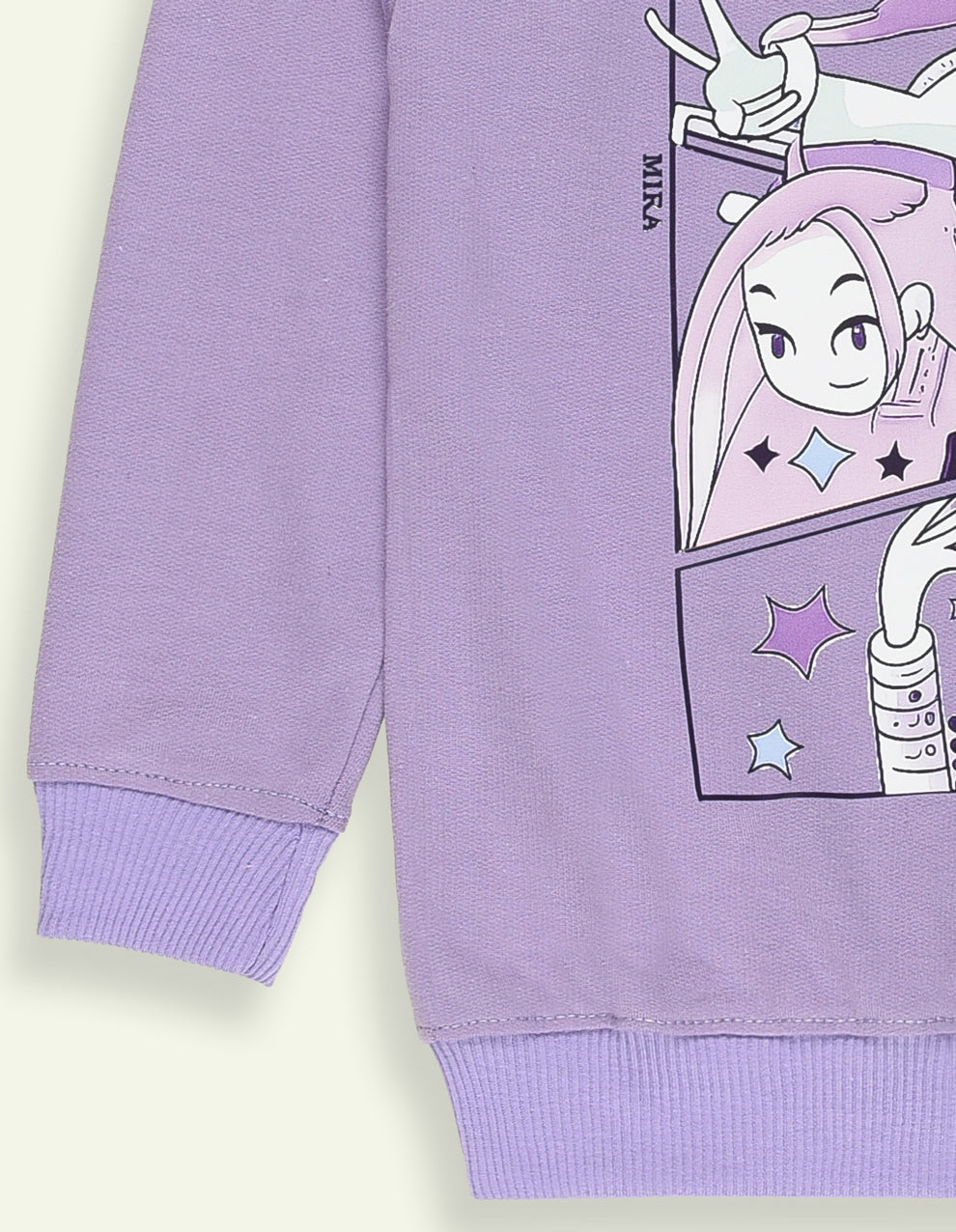Purple Huntrax Printed Sweatshirt