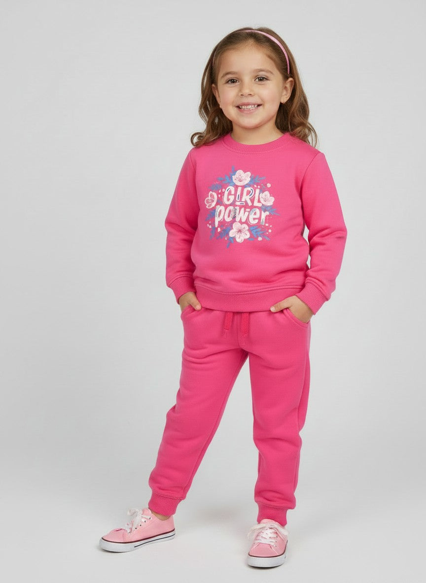 Girl Power Sweatshirt & Trouser Set