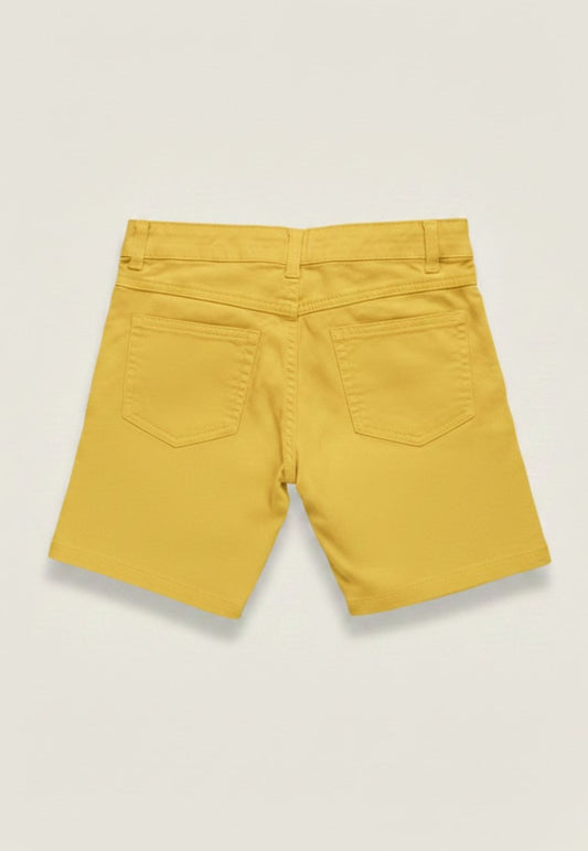 Marigold Yellow Twill Short