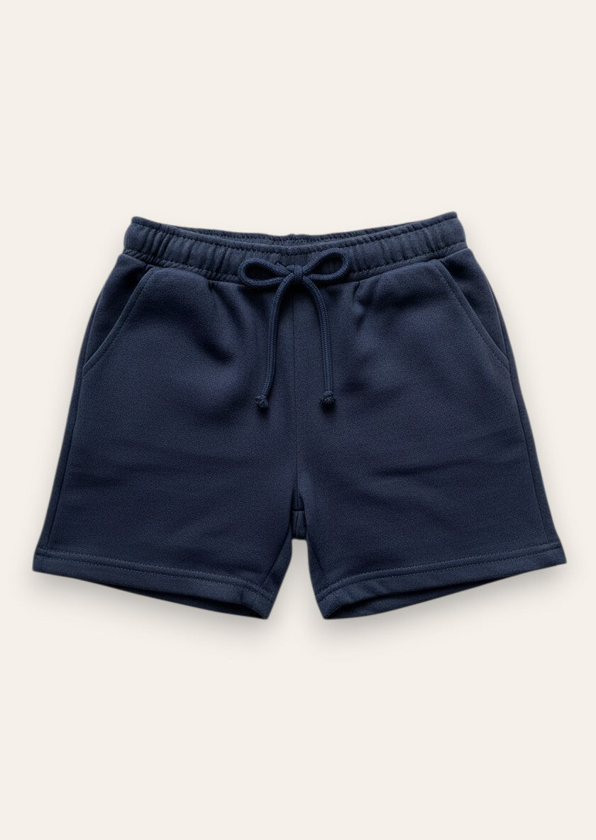 Navy Terry Shorts
