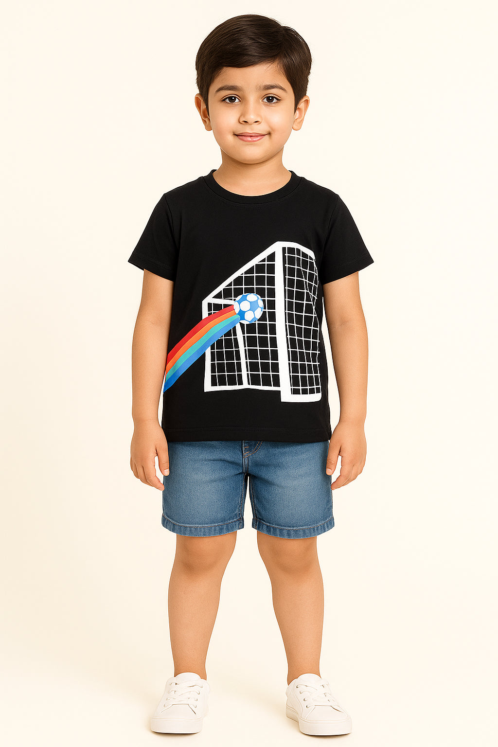 Black Football Graphic Tshirt