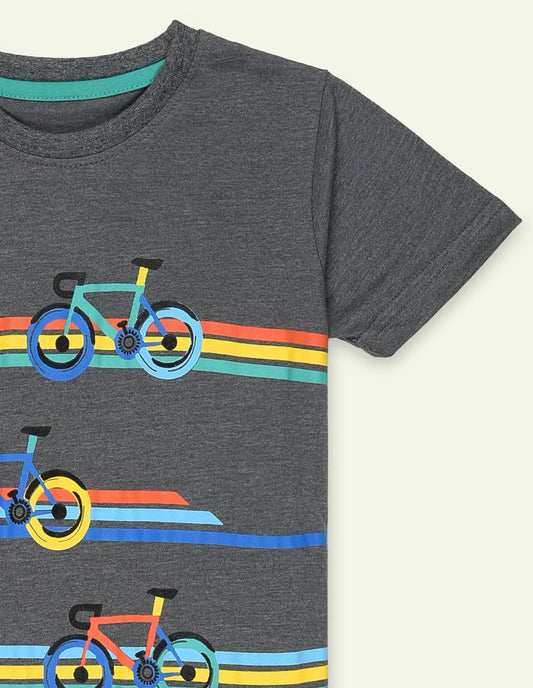 Dark Grey Bicycle Tshirt