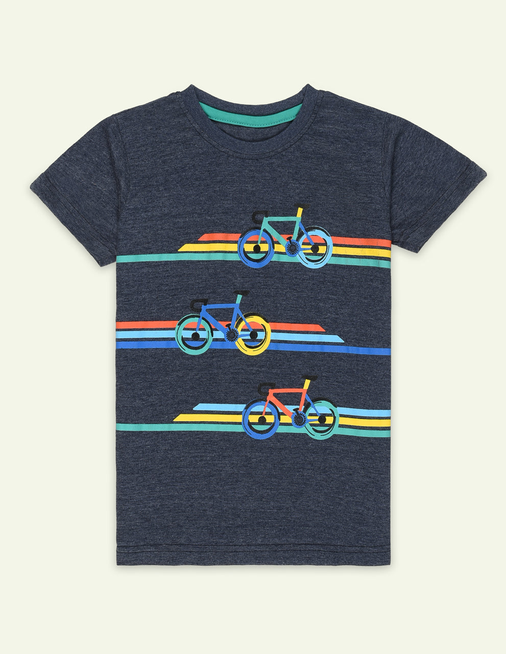 Melange Grey Bicycle Tee