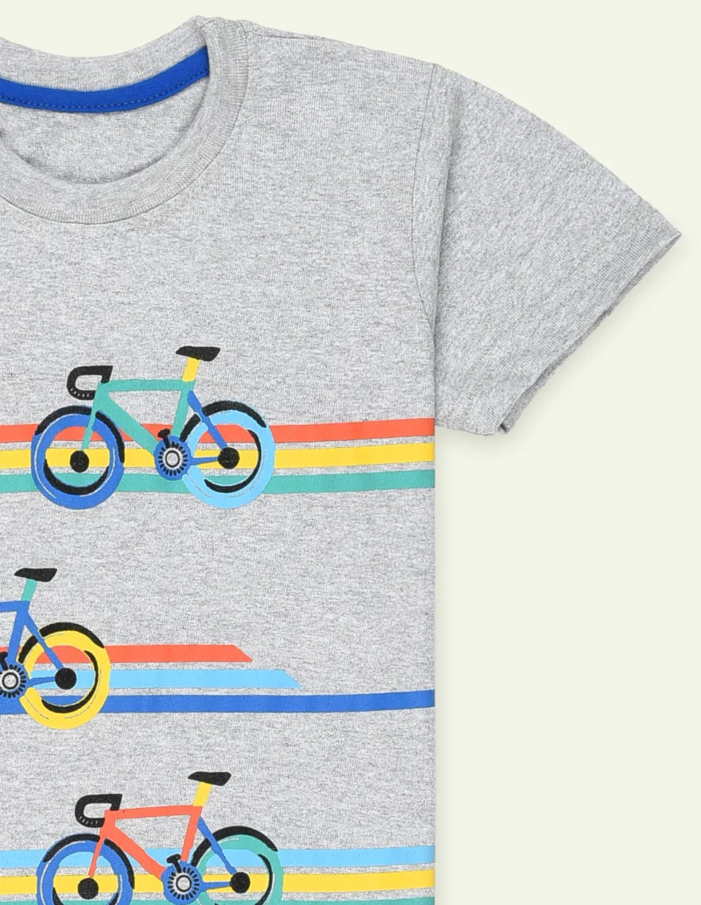 Heather Grey Bicycle Graphic Tee
